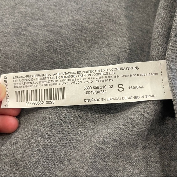 Stradivarius Grey Coat - Picture 6 of 6